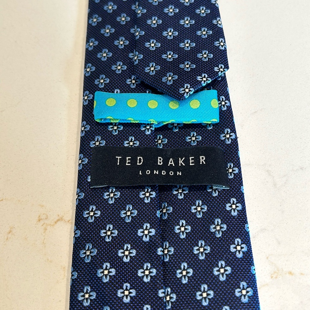 Ted Baker London Blue Floral Tie
